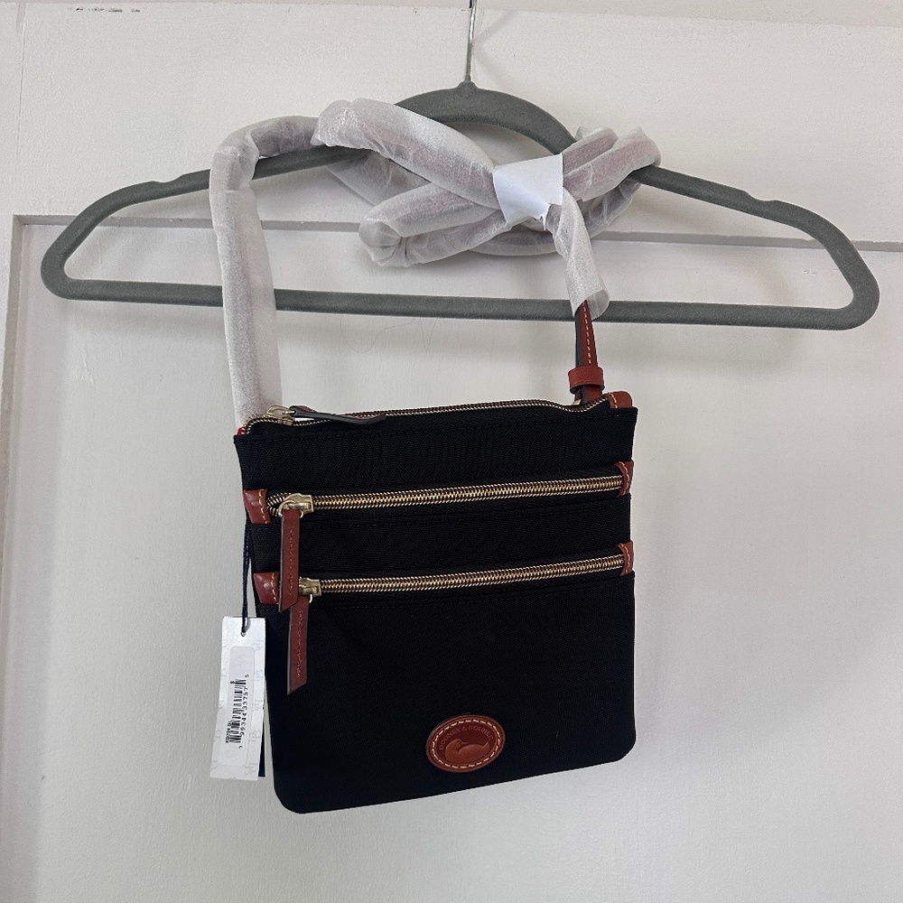 Nylon North South Triple Zip